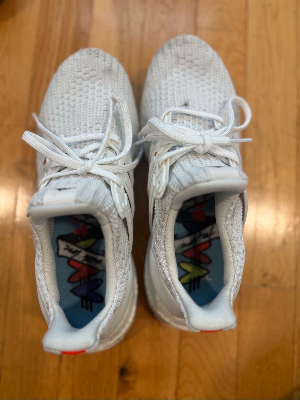 Adidas Women Ultraboost 4.0 DNA White Hearts 6.5M